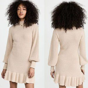 Lost + Wander Sweet Bliss Light Knit Mini Dress Women's Linen Size: XS/S NWOT